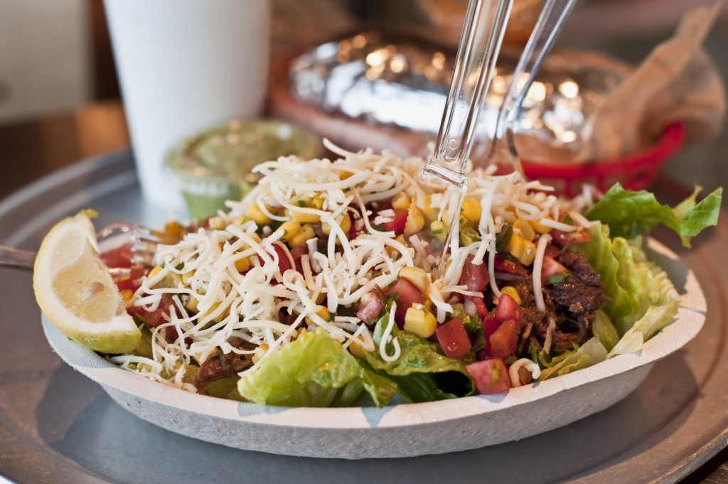 A delicious meal a customer saved money on thanks to a short code promotion